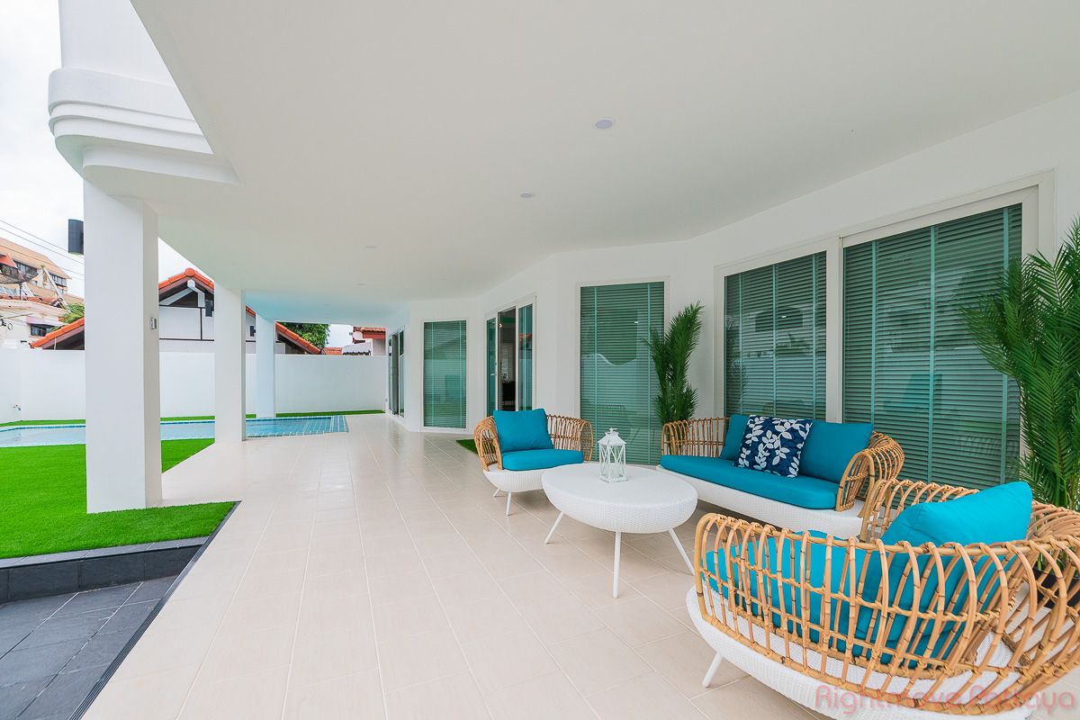 4 ห้องนอน บ้าน สำหรับเช่า ใน จอมเทียน - Casa Jomtien Village #HR1557