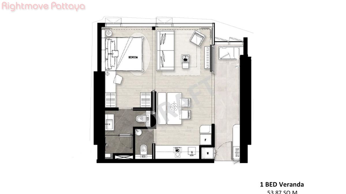 1 Bedroom Condo For Sale In North Pattaya - ONCE Wongamat #CS5614