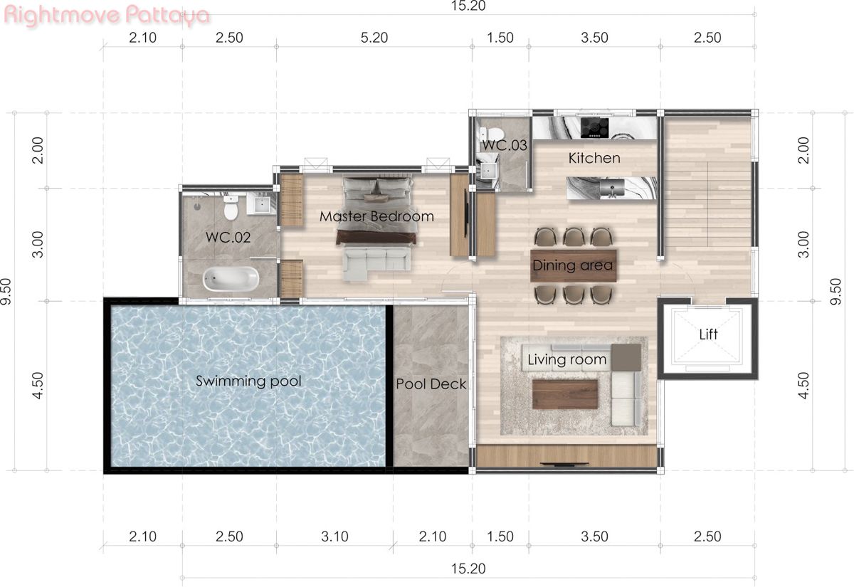 5 ห้องนอน บ้าน สำหรับขาย ใน จอมเทียน - The Ozone Wealth Pattaya #HS2814